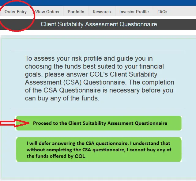 client suitability assessment