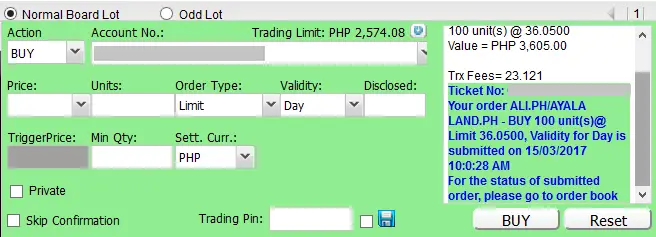 trade stocks using bdo nomura