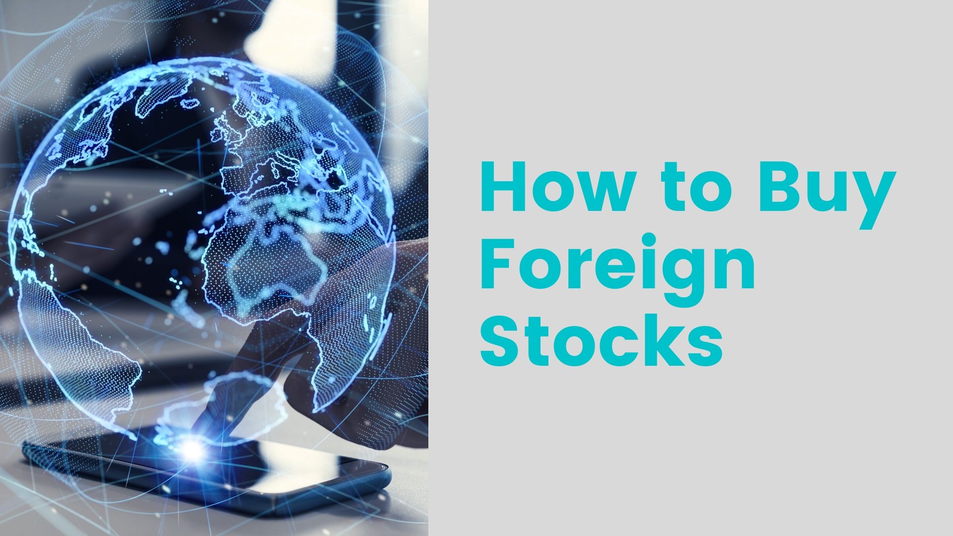 how to buy foreign stocks online and earn passive income